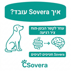תגידו ביי לבעיות העיכול שמשגעות את הכלב שלכם – עם חטיפי הלעיסה של sovera!